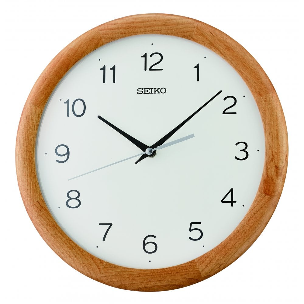 Seiko Wooden Wall Clock