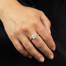 Load image into Gallery viewer, Diamonfire Cubic Zirconia Square Cut Pave Ring
