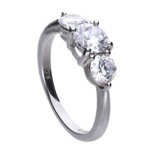 Load image into Gallery viewer, Diamonfire Cubic Zirconia Trilogy Ring
