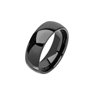 Tungsten Black IP Plated Ring