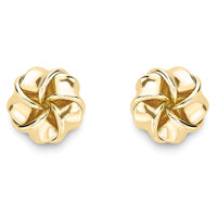 9ct Yellow Gold Knot Earring