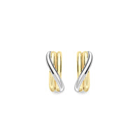 9ct Gold Two Tone Studs