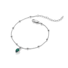 Load image into Gallery viewer, Silver Whisper Birthstone Bracelet - May
