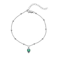 Load image into Gallery viewer, Silver Whisper Birthstone Bracelet - May
