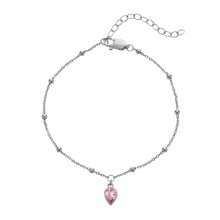 Load image into Gallery viewer, Silver Whisper Birthstone Bracelet - October
