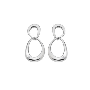 Hot Diamonds Sleek Drop Earrings