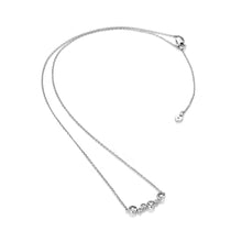Load image into Gallery viewer, Hot Diamonds Tender White Topaz bar Necklace
