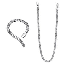 Load image into Gallery viewer, Stainless Steel Necklace and Bracelet Set
