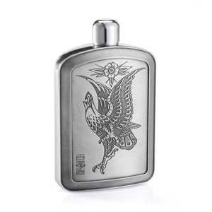 Royal Selangor Limited Edition Le Taco Joe Eagle Hip Flask