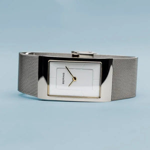 Bering Watch - Classic Oblong Steel with Gold Plate