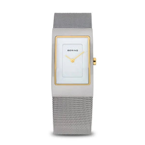Bering Watch - Classic Oblong Steel with Gold Plate