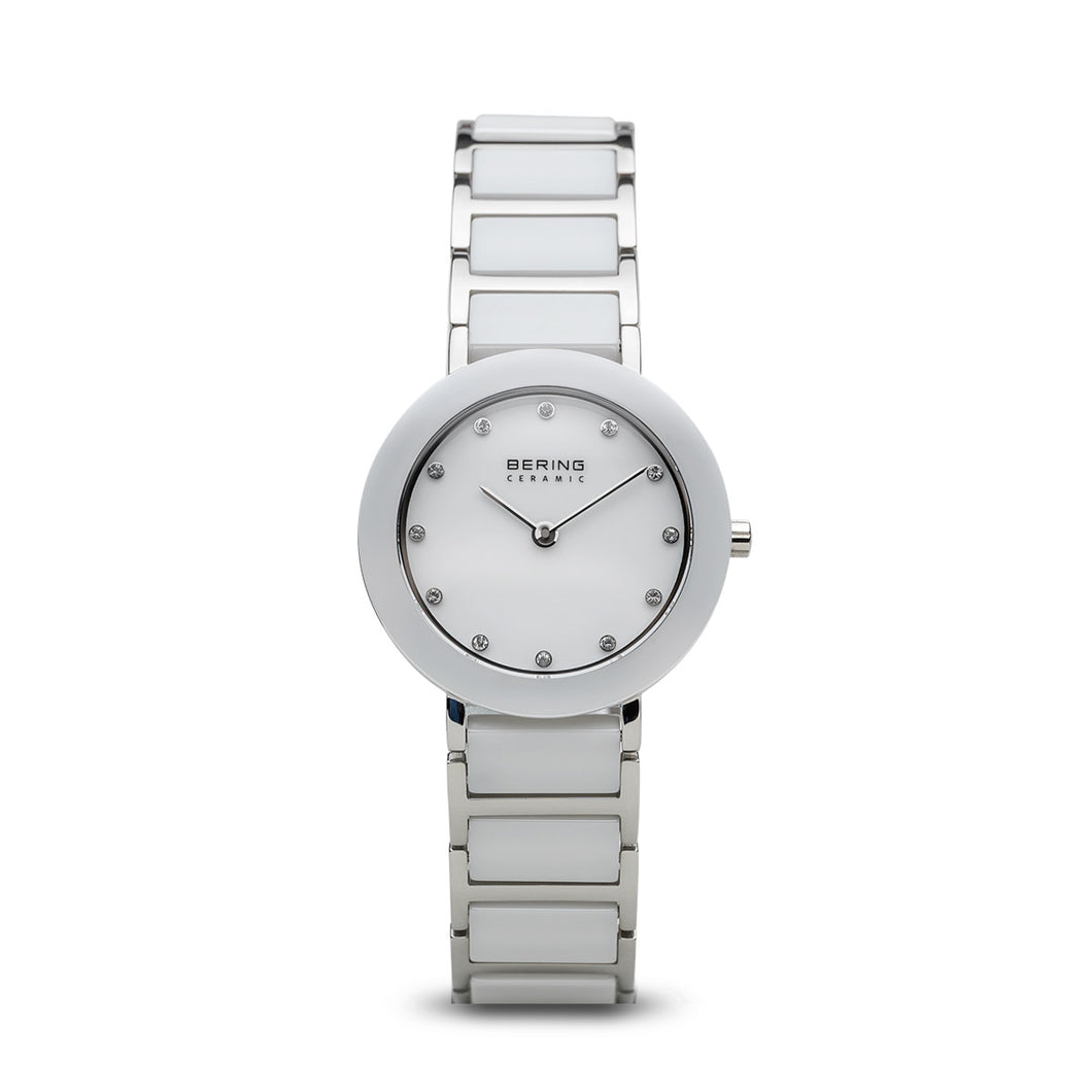 Bering Watch - Ladies White Ceramic and Steel