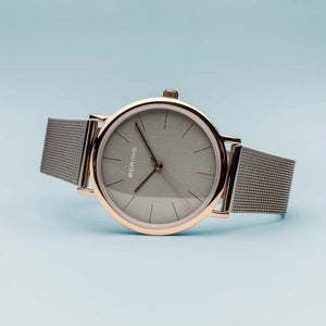 Bering Watch - Classic Steel with Rose Gold Case