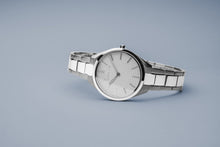 Load image into Gallery viewer, Bering ~Ladies Ultra Slim Brushed Stainless Steel Watch
