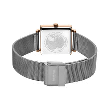 Load image into Gallery viewer, Bering Classic Rose Gold Ladies Square Faced Watch
