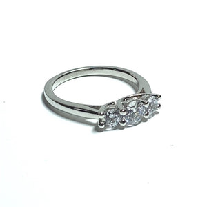 Classic Trilogy Diamond Ring