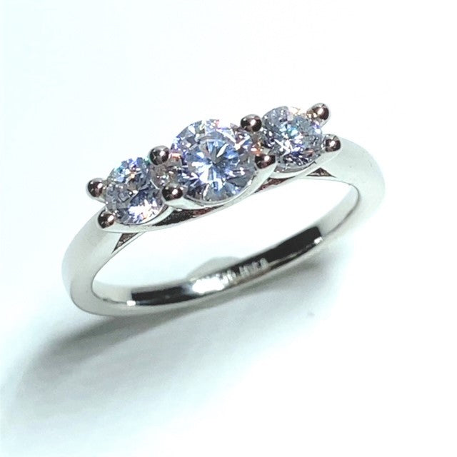 Classic Trilogy Diamond Ring