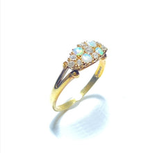 Load image into Gallery viewer, Secondhand 18ct Gold Opal and Diamond Ring
