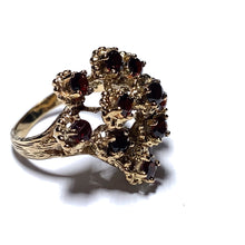 Load image into Gallery viewer, Secondhand Garnet Spray ring
