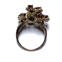Load image into Gallery viewer, Secondhand Garnet Spray ring
