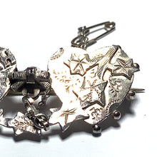 Load image into Gallery viewer, Secondhand Silver Mizpah Brooch
