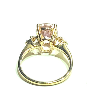 Secondhand Rose Gold Kunzite Dress Ring