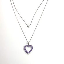 Load image into Gallery viewer, Secondhand Amethyst Heart Necklace
