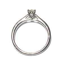 Load image into Gallery viewer, 18ct White Gold Pear Cut Solitaire Ring 0.38ct
