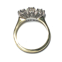 Load image into Gallery viewer, 18ct Gold Diamond Trilogy Ring 1.04ct
