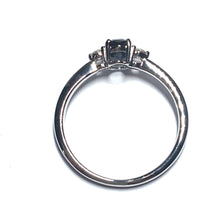 Load image into Gallery viewer, 18ct White Gold Sapphire and Diamond Trilogy Ring
