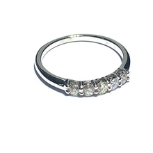Load image into Gallery viewer, 18ct White Gold Diamond Five Stone Ring
