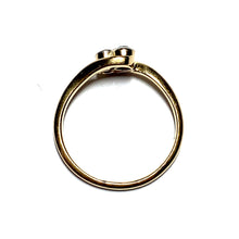 Load image into Gallery viewer, Secondhand Diamond Two Stone Twist Ring
