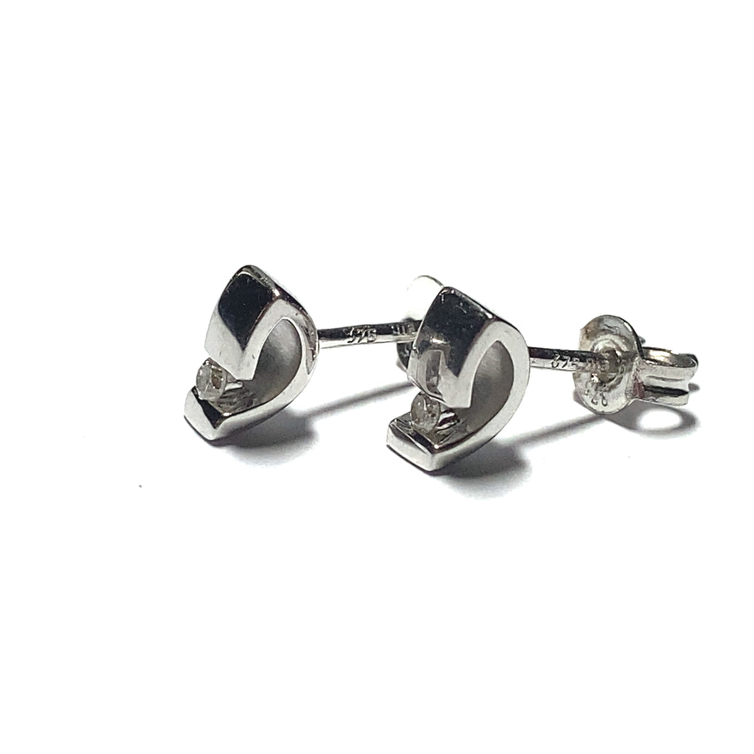Secondhand White Gold and Diamond Earrings