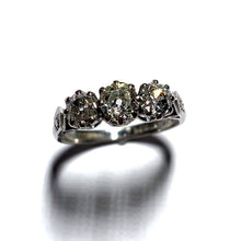 Load image into Gallery viewer, Secondhand 18ct Gold Diamond Three Stone Ring - 1.14ct

