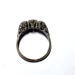 Secondhand 18ct Gold Diamond Three Stone Ring - 1.14ct