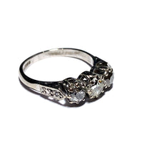 Load image into Gallery viewer, Secondhand 18ct Gold Diamond Three Stone Ring - 1.14ct
