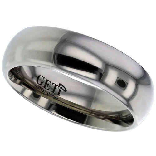 Titanium 7mm Polished Band