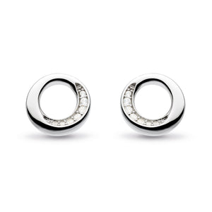 Kit Heath Bevel Cubic Zirconia Studs