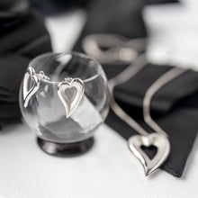 Load image into Gallery viewer, Kit Heath Desire Love Story Heart Grande Stud Earrings
