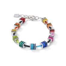 Load image into Gallery viewer, Coeur De Lion GeoCUBE Bracelet - Classic Polaris and Rhinestones
