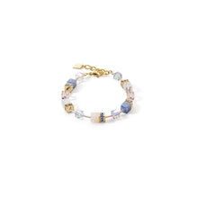 Load image into Gallery viewer, Coeur De Lion GeoCUBE Iconic Precious Gemstone Bracelet - Light Blue

