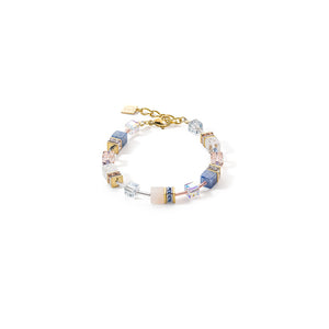 Coeur De Lion GeoCUBE Iconic Precious Gemstone Bracelet - Light Blue