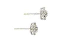 Load image into Gallery viewer, 18ct White Gold Diamond Cluster Stud Earrings
