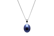 Load image into Gallery viewer, 9ct White Gold Black Cultured Pearl Pendant
