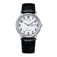Load image into Gallery viewer, Citizen Gents Eco Drive Watch Black Leather Strap
