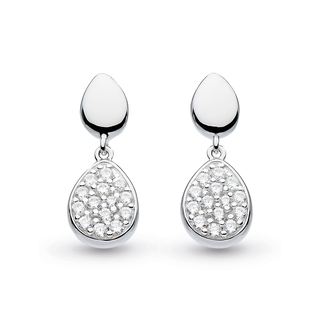 Kit Heath Coast Pebble Glisten Drop Earrings
