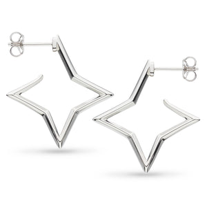 Kit Heath Revival Deco Star Hoop Stud Earrings