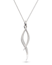 Load image into Gallery viewer, Kit Heath Entwine Cubic Zirconia 20" Necklace
