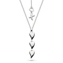 Load image into Gallery viewer, Kit Heath Desire Kiss Triple Hearts Necklace
