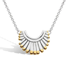 Load image into Gallery viewer, Kit Heath Essence Radiance Golden Small Fan Necklace
